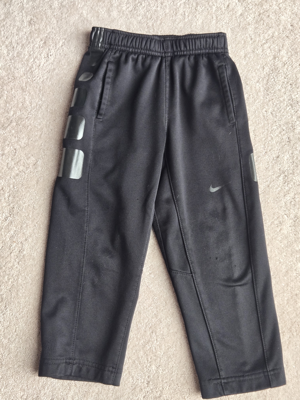 Nike Black Kids Joggers with Reflective Accents